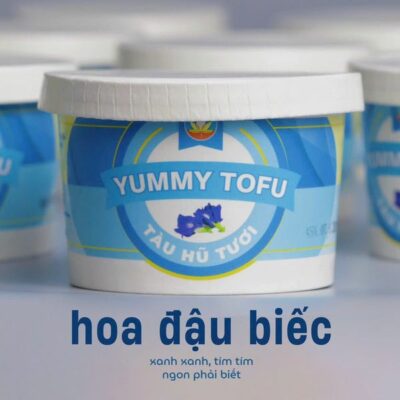 Tàu hũ tươi Yummy hương vị hoa đậu biếc 180 gram