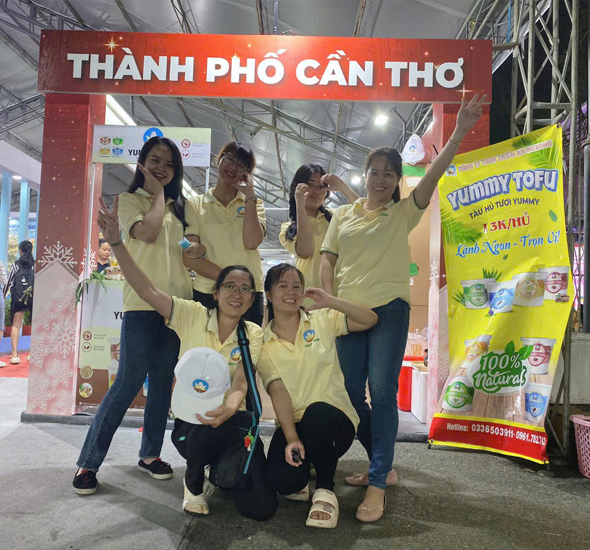 Tàu hũ tươi Yummy tham gia hội chợ cần thơ